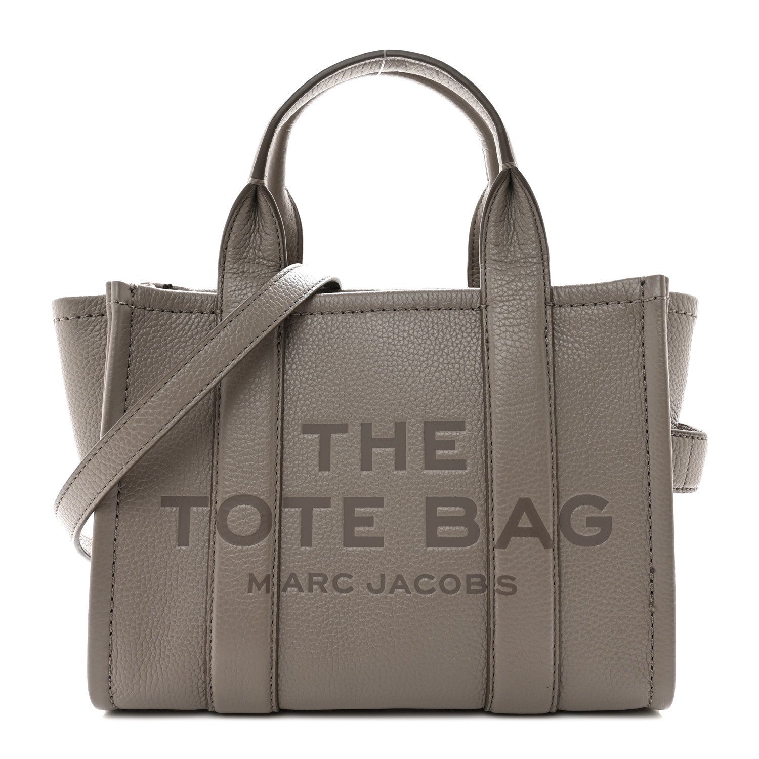 Marc Jacobs Grained Calfskin Small The Tote Bag Cement 1 of 11