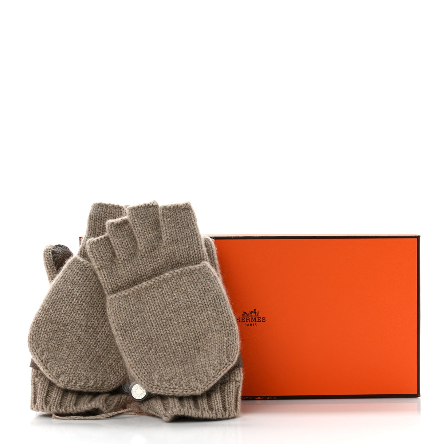 Cashmere Deerskin Baltimore Gloves S Gris Clair Etoupe