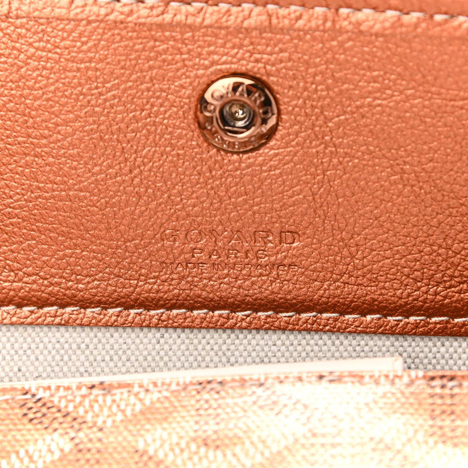 Goyard Goyardine Precious Metals Saint Louis PM Rose Gold 7 of 11