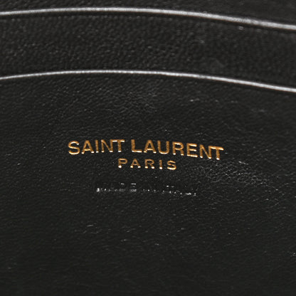 Saint Laurent Grain De Poudre Matelasse Monogram Mini Lou Camera Bag Dark Beige 8 of 11