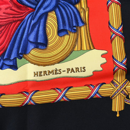 Hermes Silk Republique Francaise Liberte Egalite Fraternite 1789 Scarf 90 2 of 3