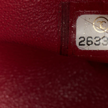 Chanel Lambskin Quilted Mini Square Flap Dark Pink 8 of 11