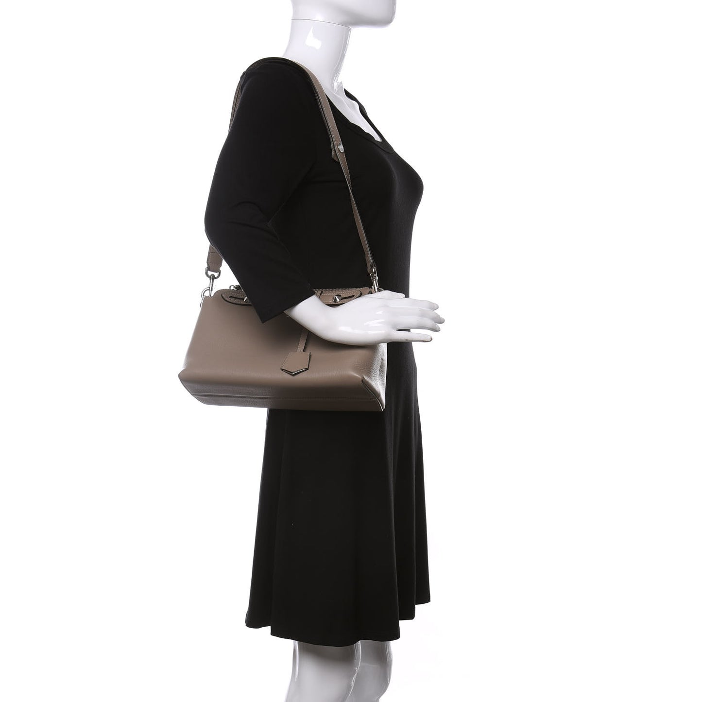 Vitello Dolce Medium By The Way Boston Bag Tortora
