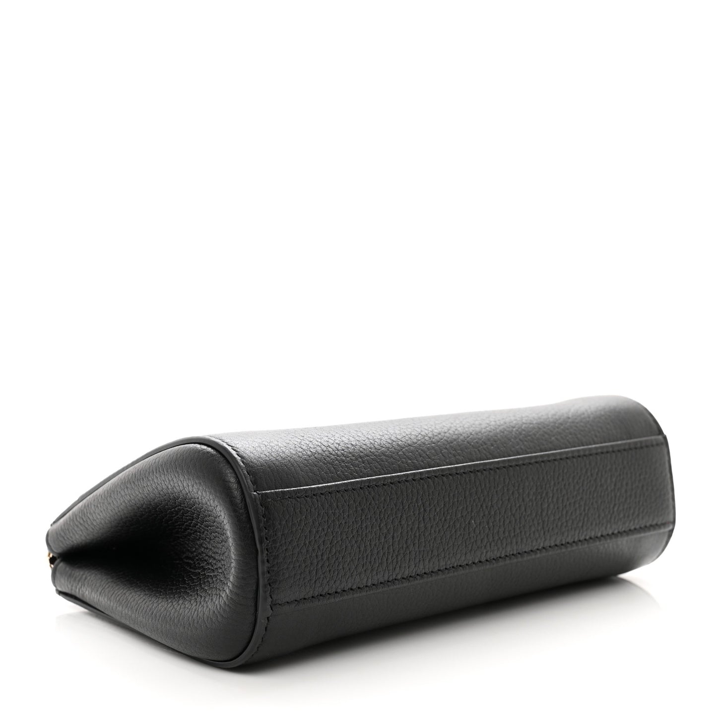 Grained Calfskin Neo Executive Cosmetic Case Black