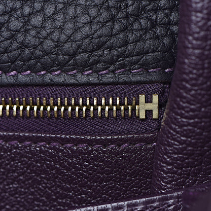Hermes Taurillon Clemence Kelly Retourne 35 Raisin 19 of 46