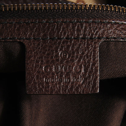 Gucci Monogram Large Jockey Hobo Brown 6 of 9