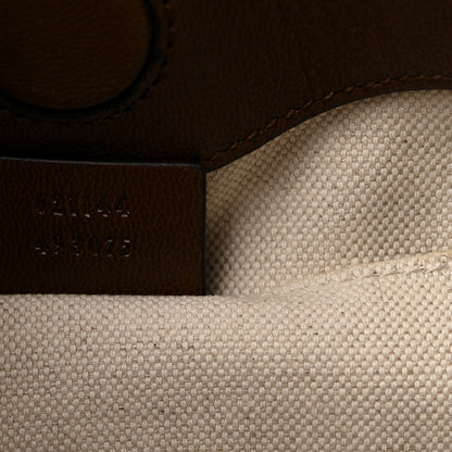 Gucci Monogram Calfskin Large Horsebit 1955 Tote Bag Beige Brown Sugar 7 of 10