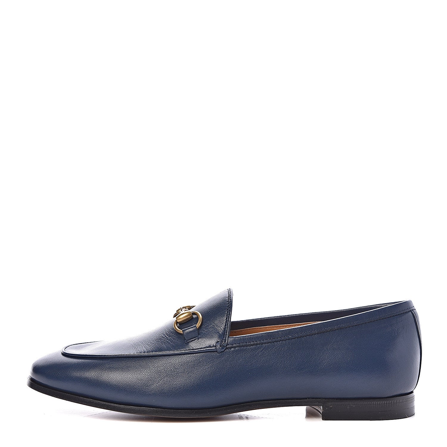 Gucci Malaga Kid Womens Jordaan Loafers 37 Blue Agata 1 of 9