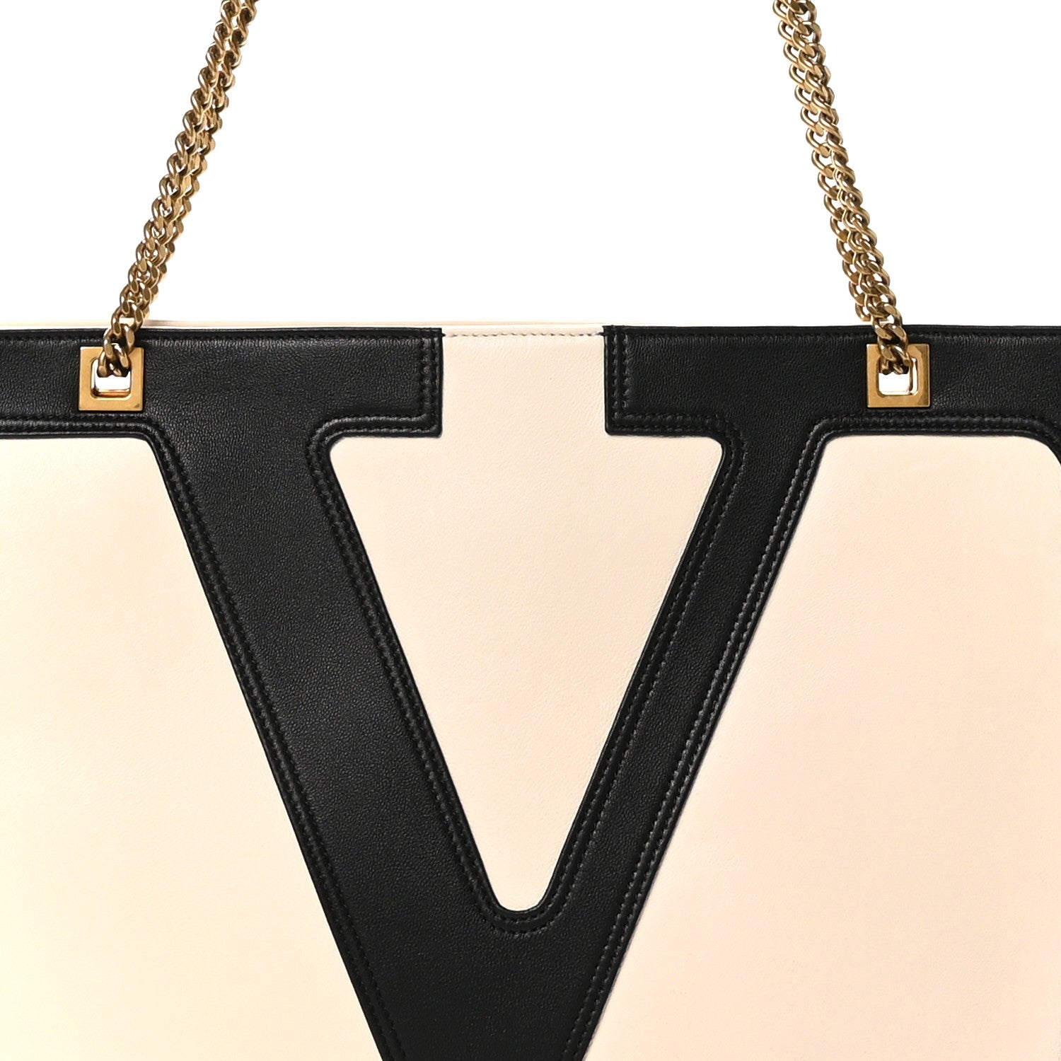 Valentino Garavani Nappa Medium Viva Superstar Shopping Tote Butter Black 8 of 10