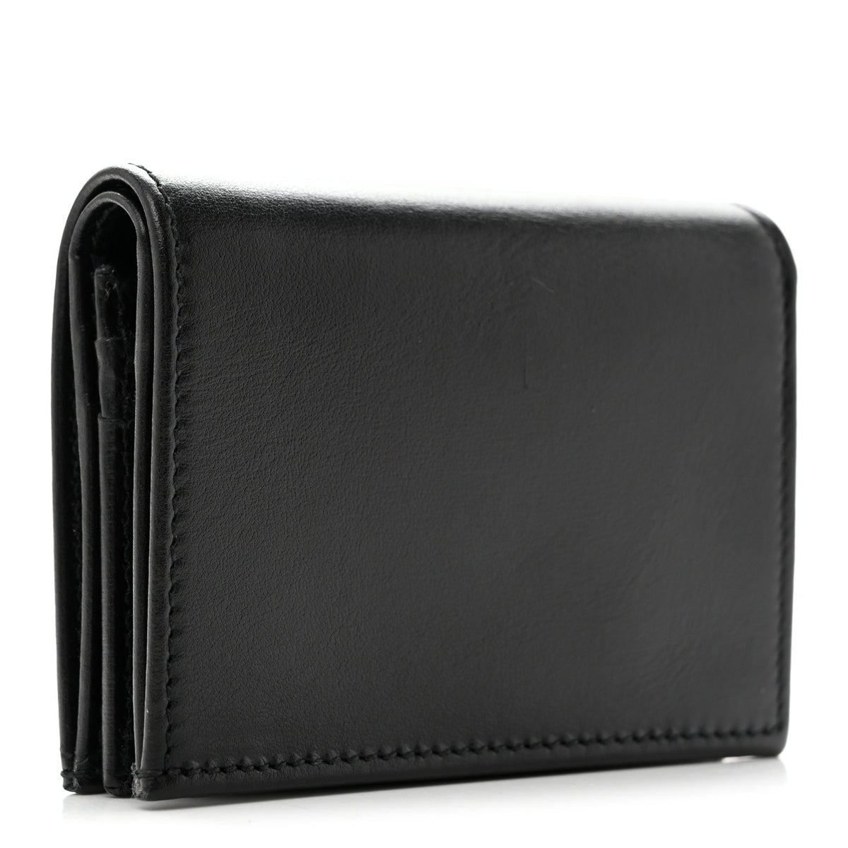 Gucci Boarded Plutone Calfskin Horsebit 1955 Card Case Wallet Black 3 of 9