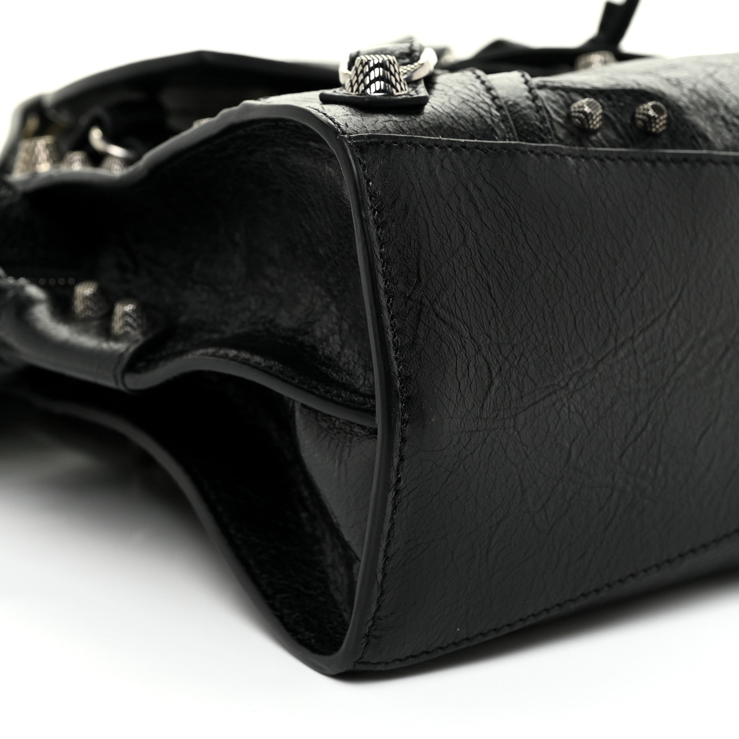 Balenciaga Agneau Arena Neo Cagole Handbag XS Black 8 of 9