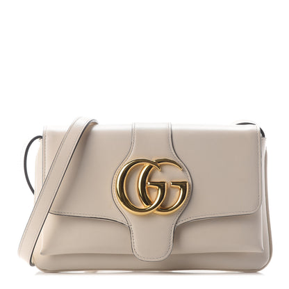Gucci Calfskin Small Arli Flap Shoulder Bag Mystic White 1 of 10
