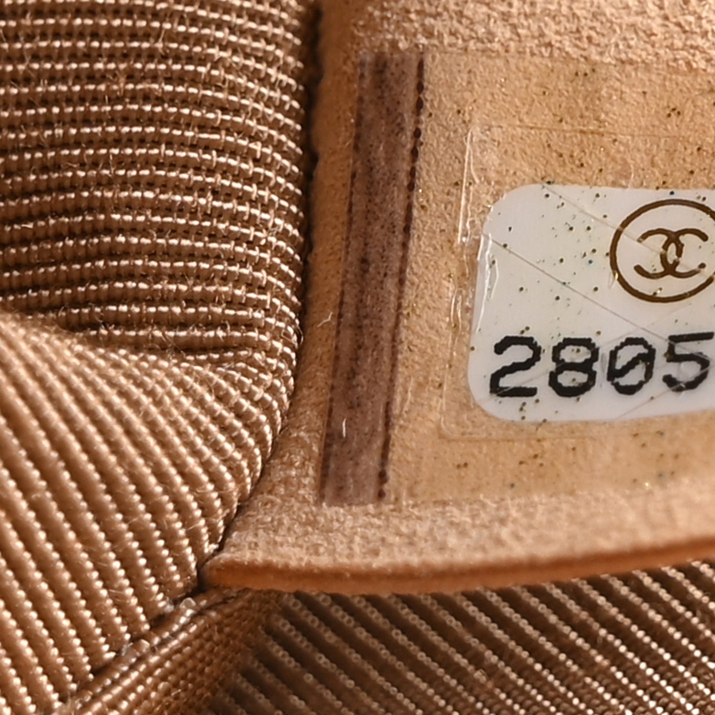 Caviar Quilted Medium Boy Flap Beige