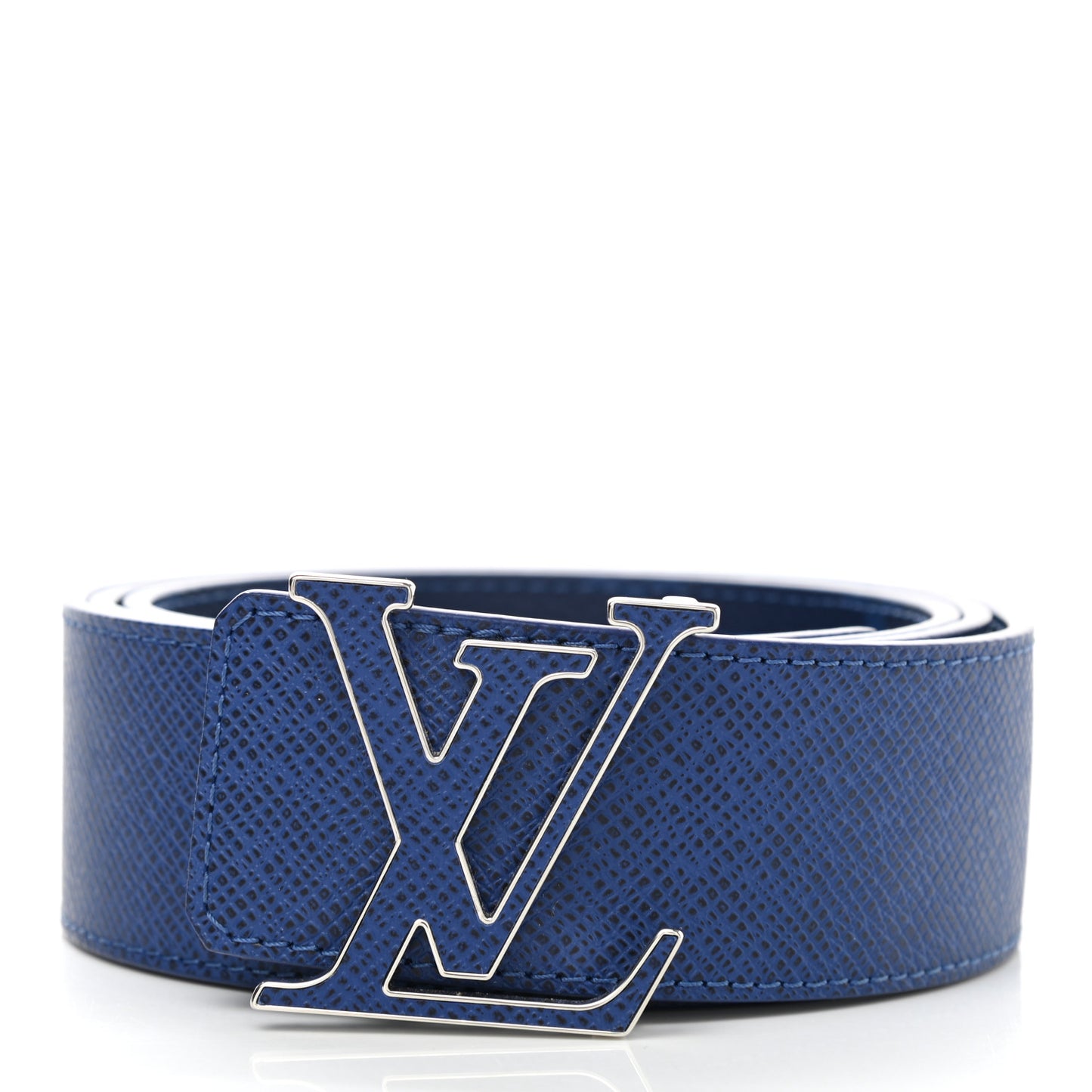 Monogram 40mm Reversible LV Initiales Belt 90 36 Cobalt Blue