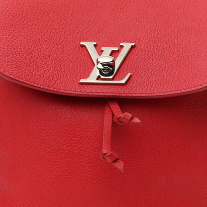 Louis Vuitton Soft Calfskin Lockme Backpack Rubis 8 of 10