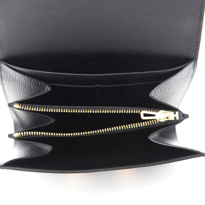 Hermes Epsom Constance Short Wallet Black 5 of 8