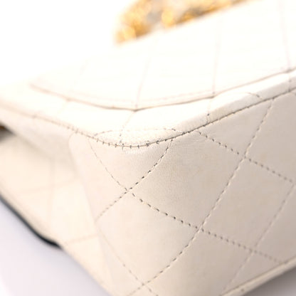 Chanel Lambskin Quilted Mini Square Flap White 10 of 17