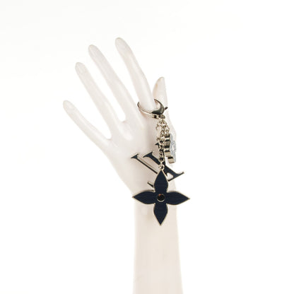 Louis Vuitton Fleur d Epi Bag Charm Indigo 3 of 6
