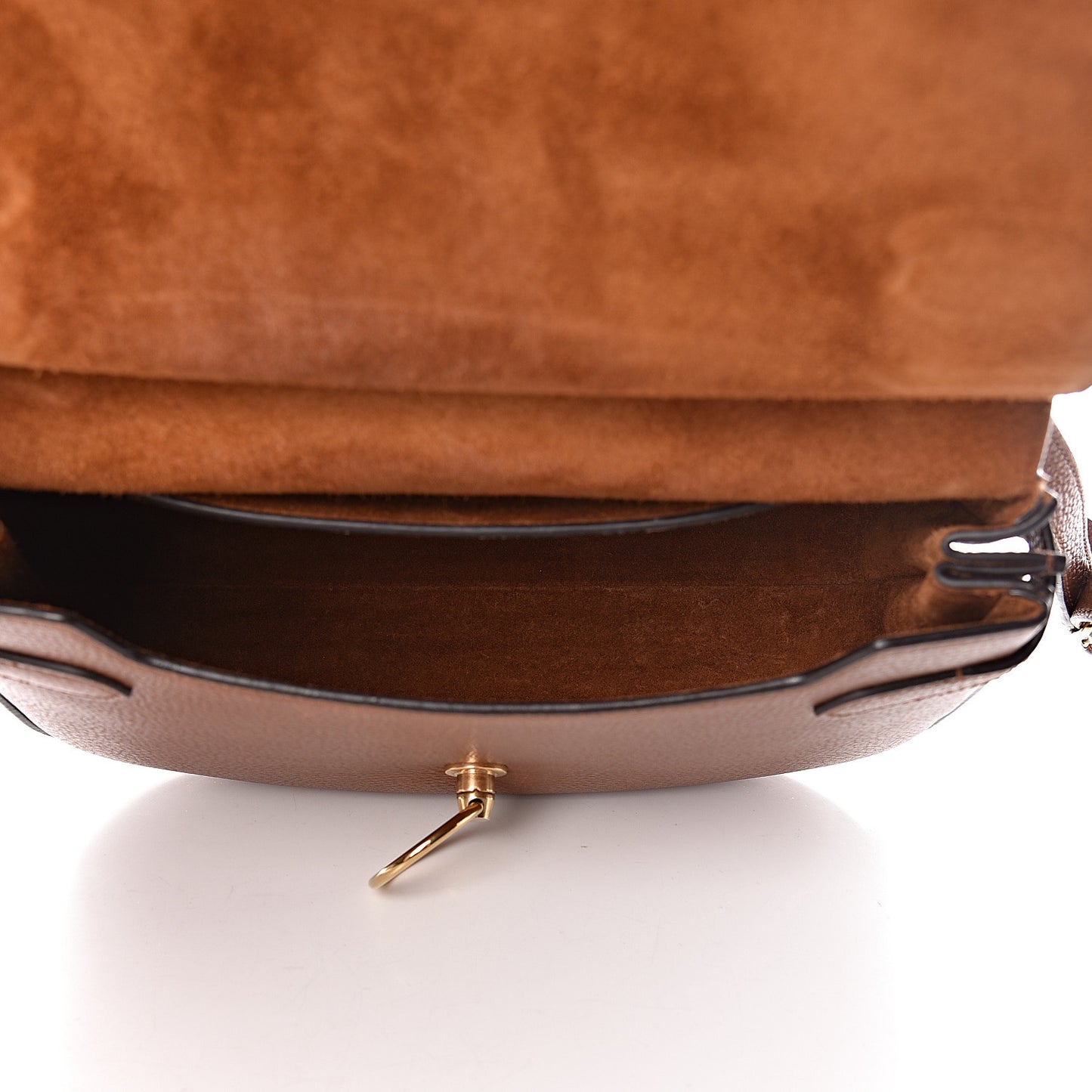 Small Classic Grain Calfskin Amberley Satchel Oak