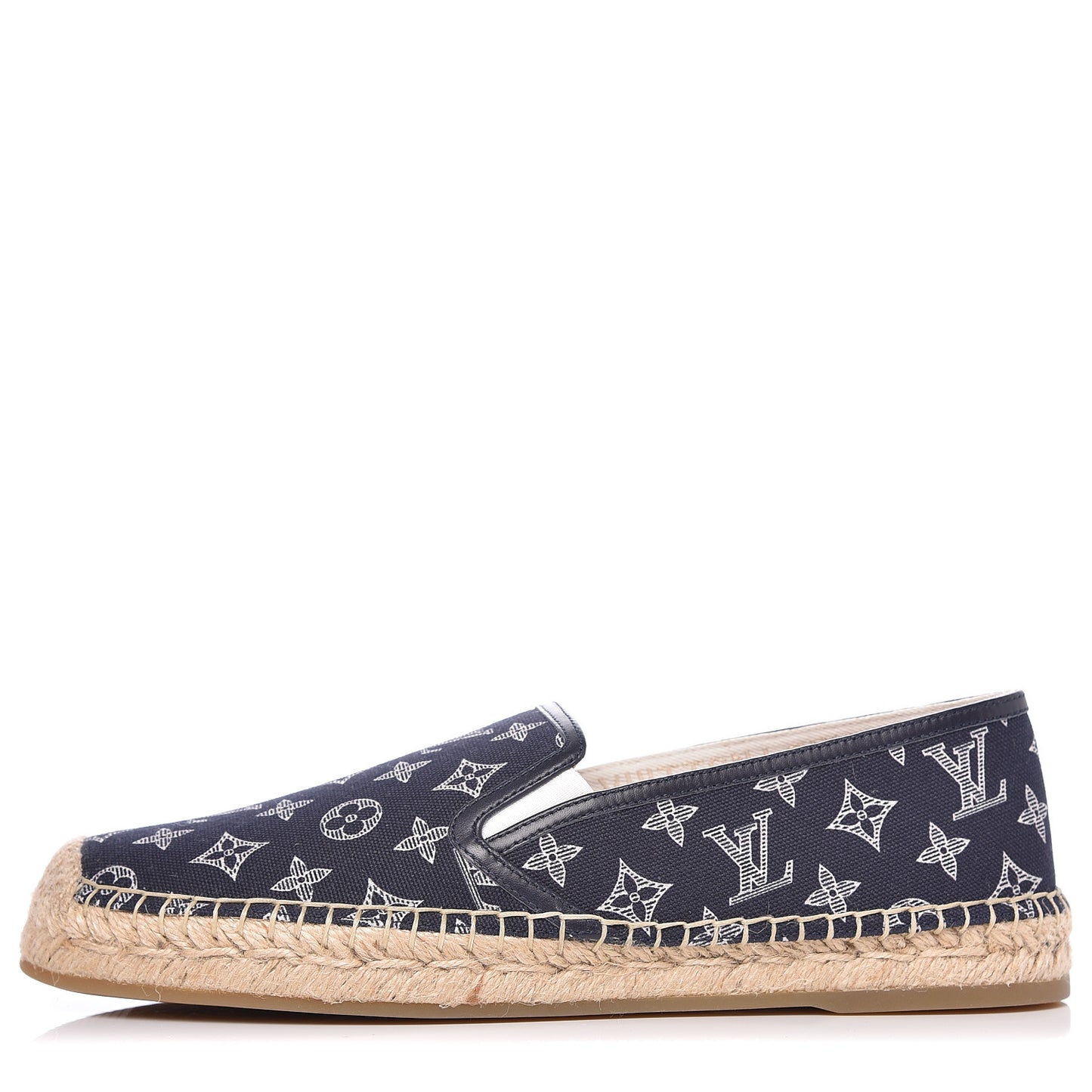 Canvas Monogram Mens Bidart Espadrilles 6 Marine