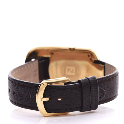 Fendi Stainless Steel Calfskin Diamond Mother of Pearl 29mm Chameleon Quartz Watch Brown 6 of 8