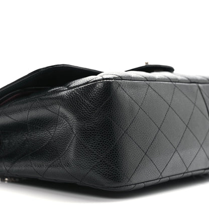 Chanel Caviar Quilted Jumbo Double Flap Black 9 of 15