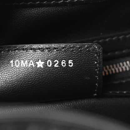 Christian Dior Crinkled Calfskin Macrocannage Small D-Motion Bag Black 7 of 10