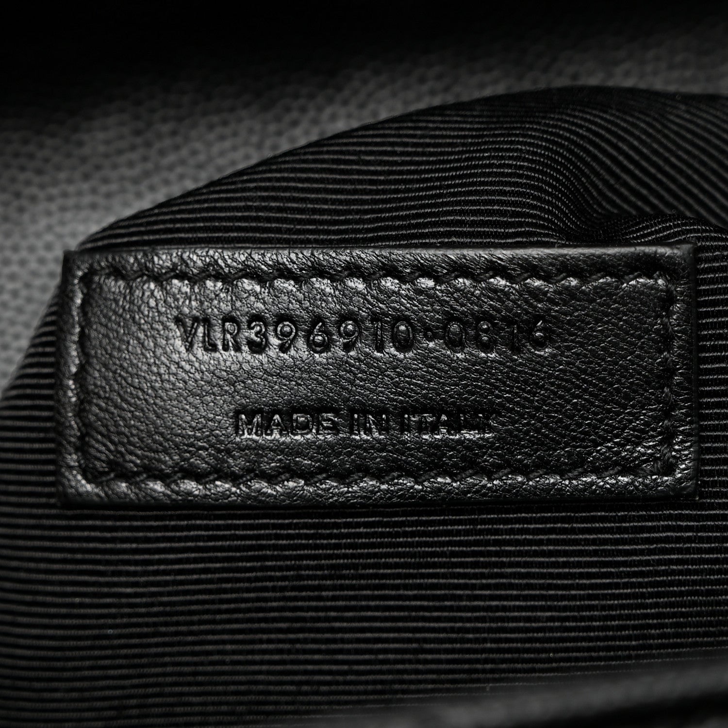 Saint Laurent Grain De Poudre Matelasse Chevron Large Monogram Satchel Black 7 of 10