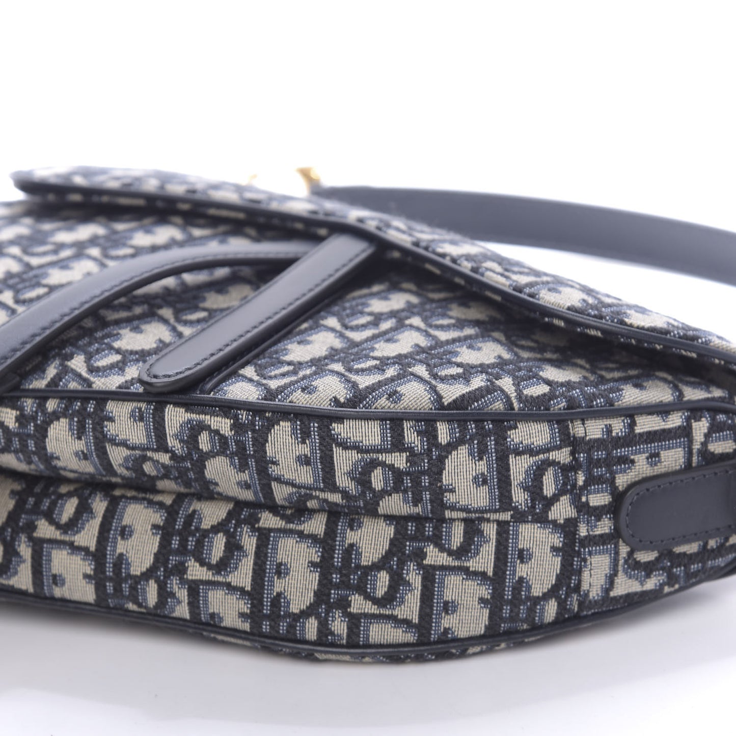 Oblique Saddle Bag Blue