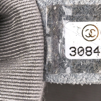 Chanel Metallic Lambskin Medium Chain All Over Flap Silver 8 of 12