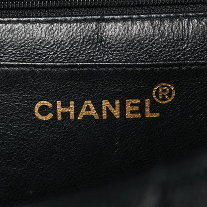 Chanel Caviar Quilted Jumbo Kelly Flap Black 6 of 13