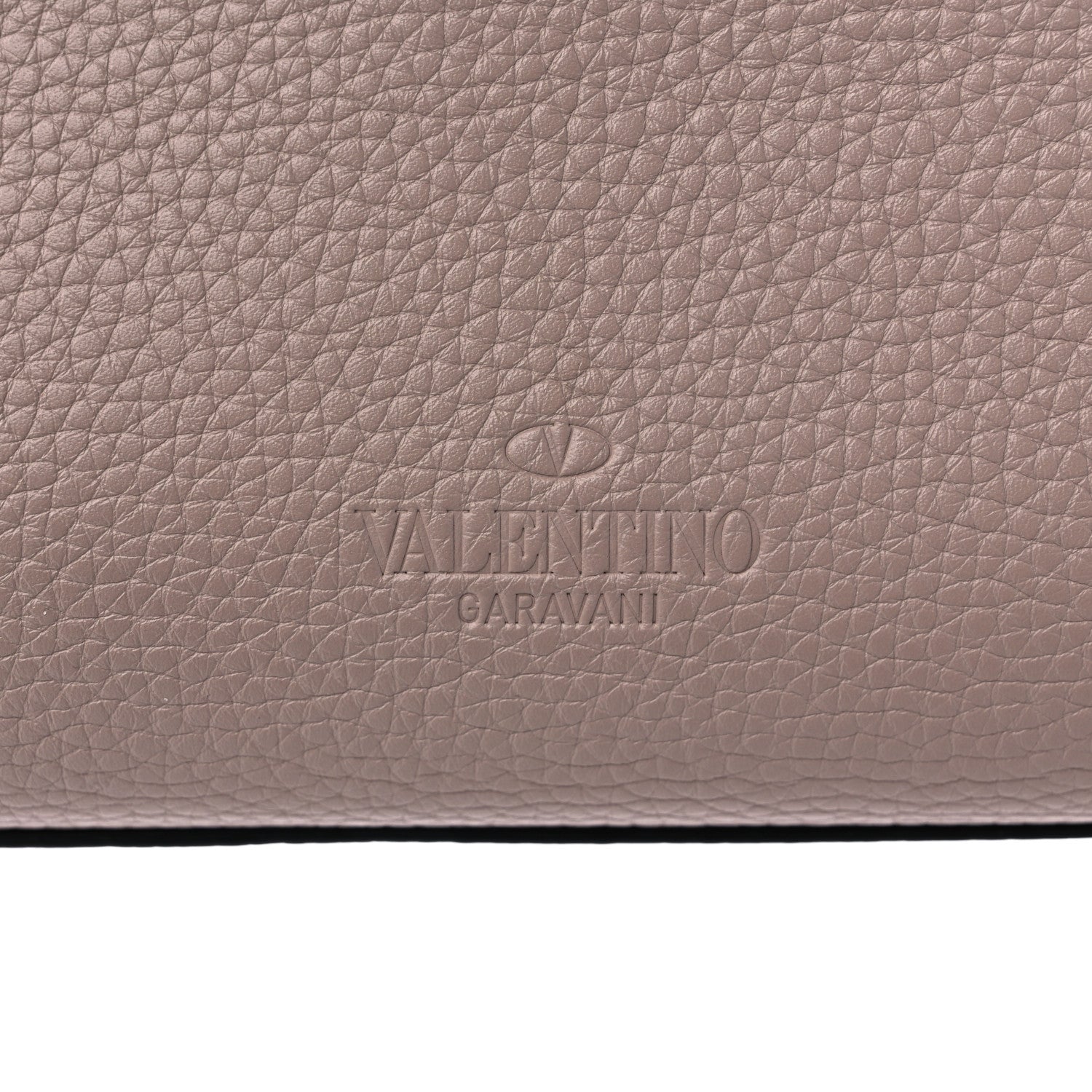 Valentino Garavani Grained Calfskin Rockstud Shoulder Tote Poudre 13 of 14
