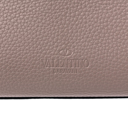 Valentino Garavani Grained Calfskin Rockstud Shoulder Tote Poudre 13 of 14