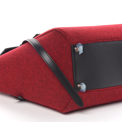 Celine Felt Smooth Calfskin Mini Belt Bag Red 5 of 14