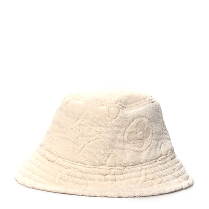 Louis Vuitton Cotton Jacquard Monogram LVacation Reversible Hat M White 3 of 11