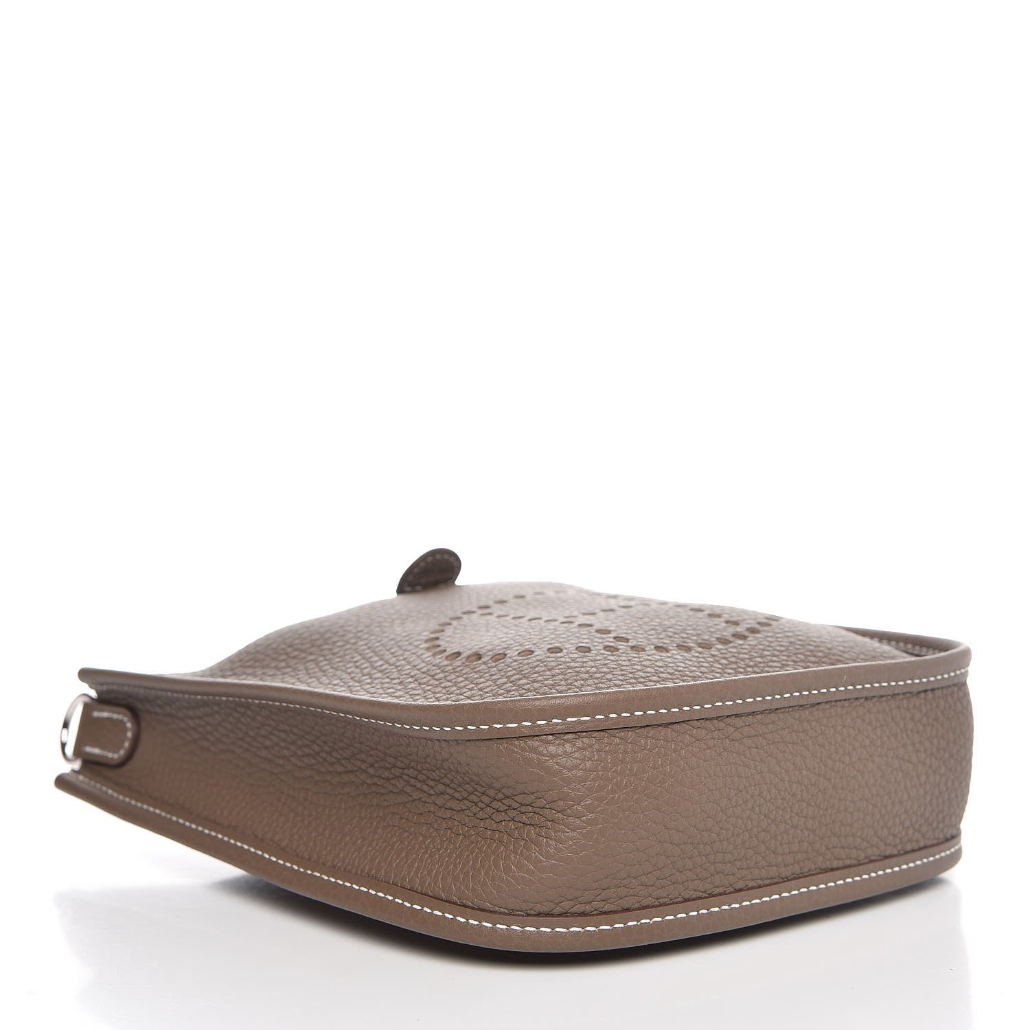 Hermes Taurillon Clemence Amazone Evelyne TPM Etoupe Bleu Indigo 4 of 8