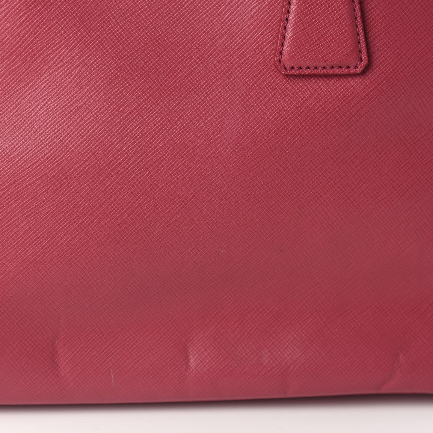 Saffiano Small Galleria Double Zip Tote Fuxia
