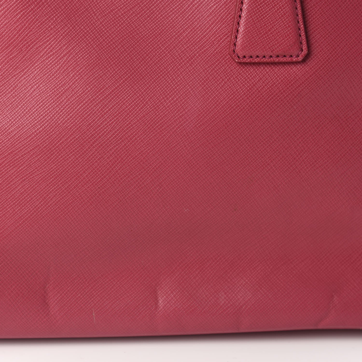 Prada Saffiano Small Galleria Double Zip Tote Fuxia 11 of 16