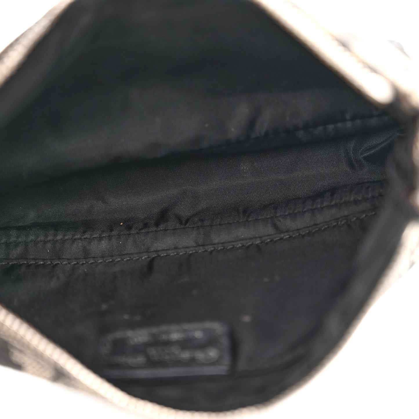 Monogram Shoulder Bag Pochette Black