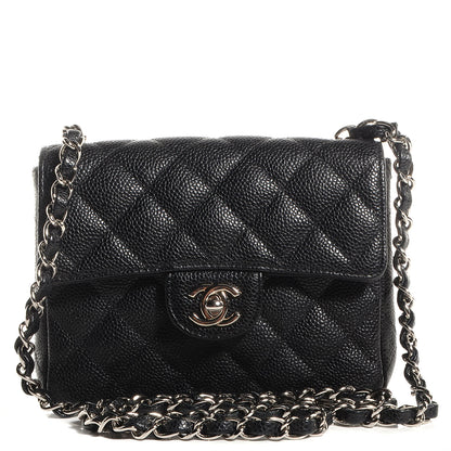 Chanel Caviar Quilted Mini Square Flap Bag Black 1 of 9