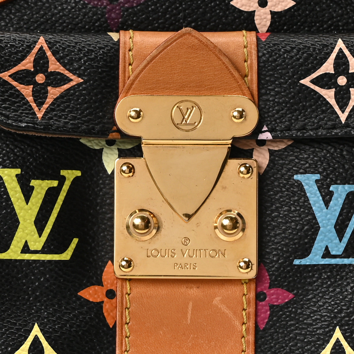Louis Vuitton Monogram Multicolor Speedy 30 Black 7 of 9