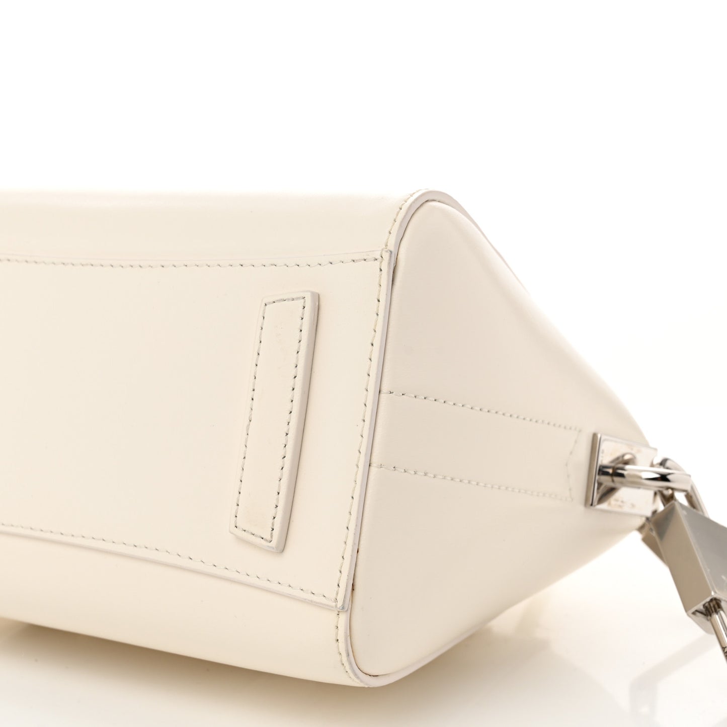 Box Calfskin Mini Lock Antigona Shoulder Bag Ivory