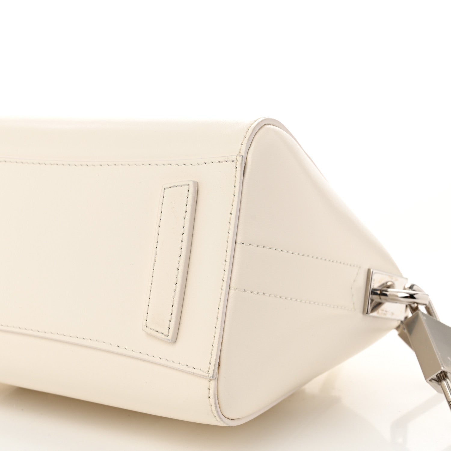 Givenchy Box Calfskin Mini Lock Antigona Shoulder Bag Ivory 10 of 11