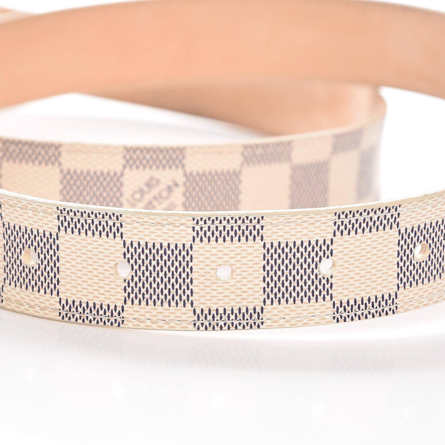 Louis Vuitton Damier Azur 30mm Tresor Belt 95 38 10 of 11