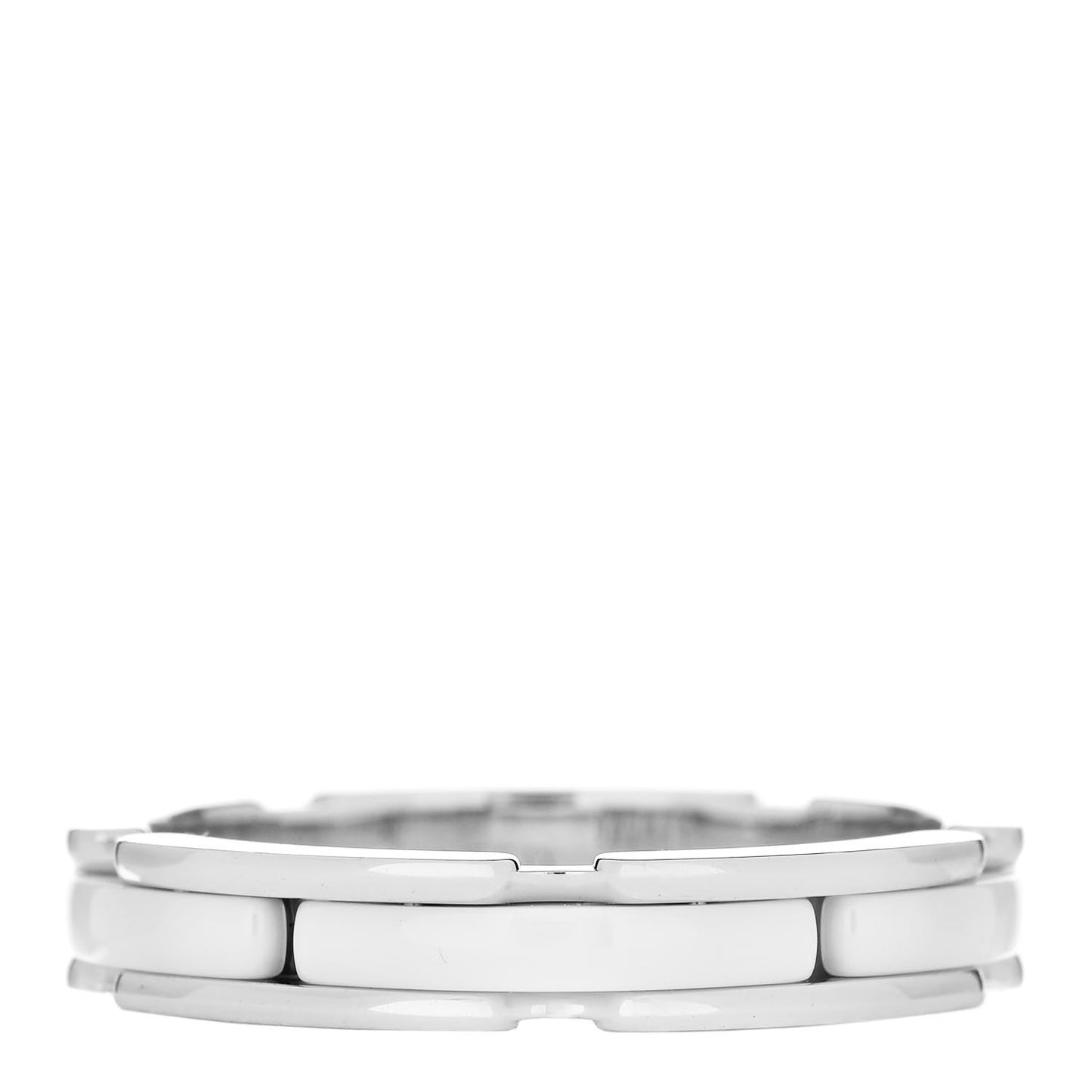 18K White Gold Ceramic Small Ultra Ring 57 8