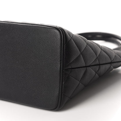 Chanel Caviar Quilted Medallion Tote Black 7 of 10