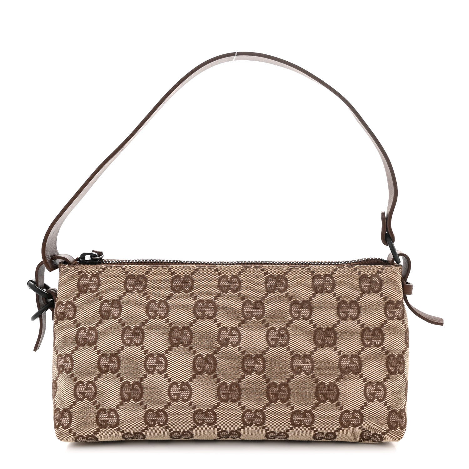 Gucci Monogram Small Pochette Brown 1 of 10