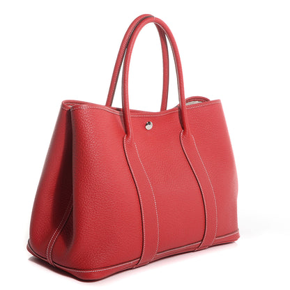 Hermes Vache Country Garden Party 36 MM Rouge Casaque 7 of 14