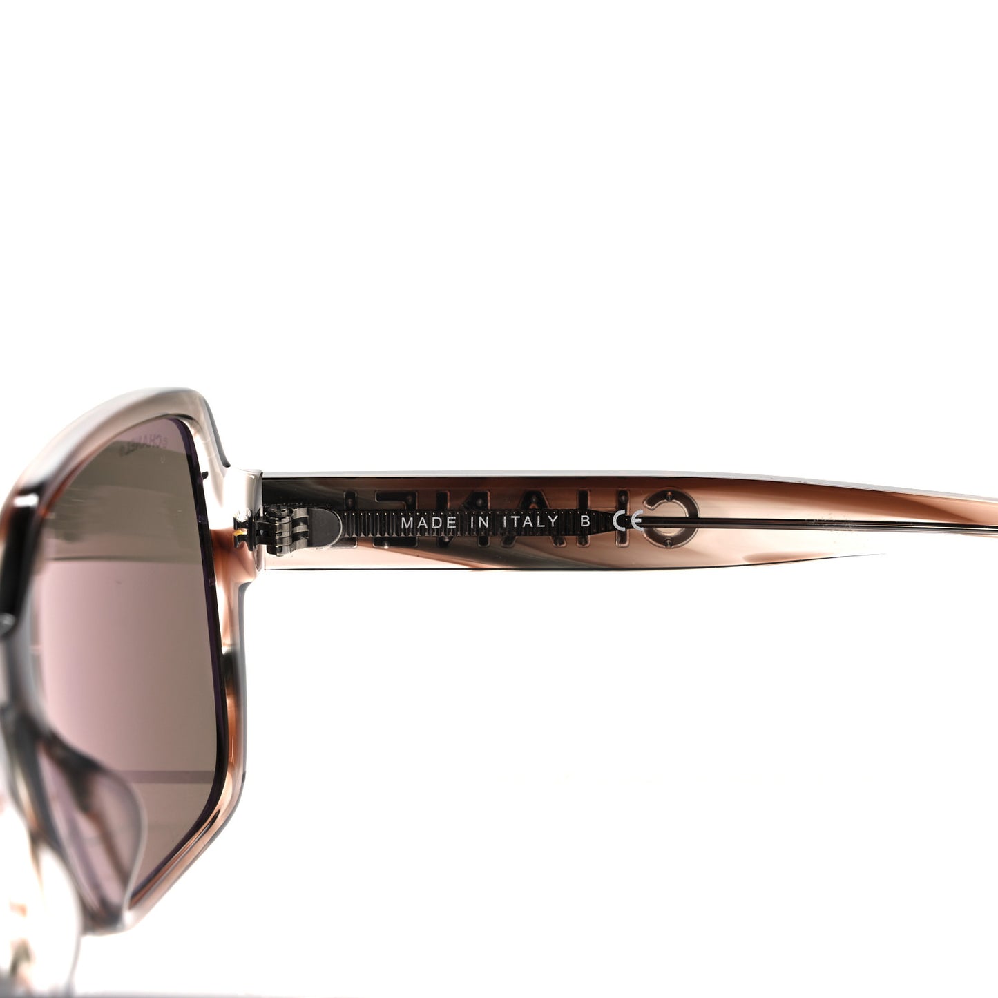 Acetate Polarized Square Sunglasses 5408 Brown