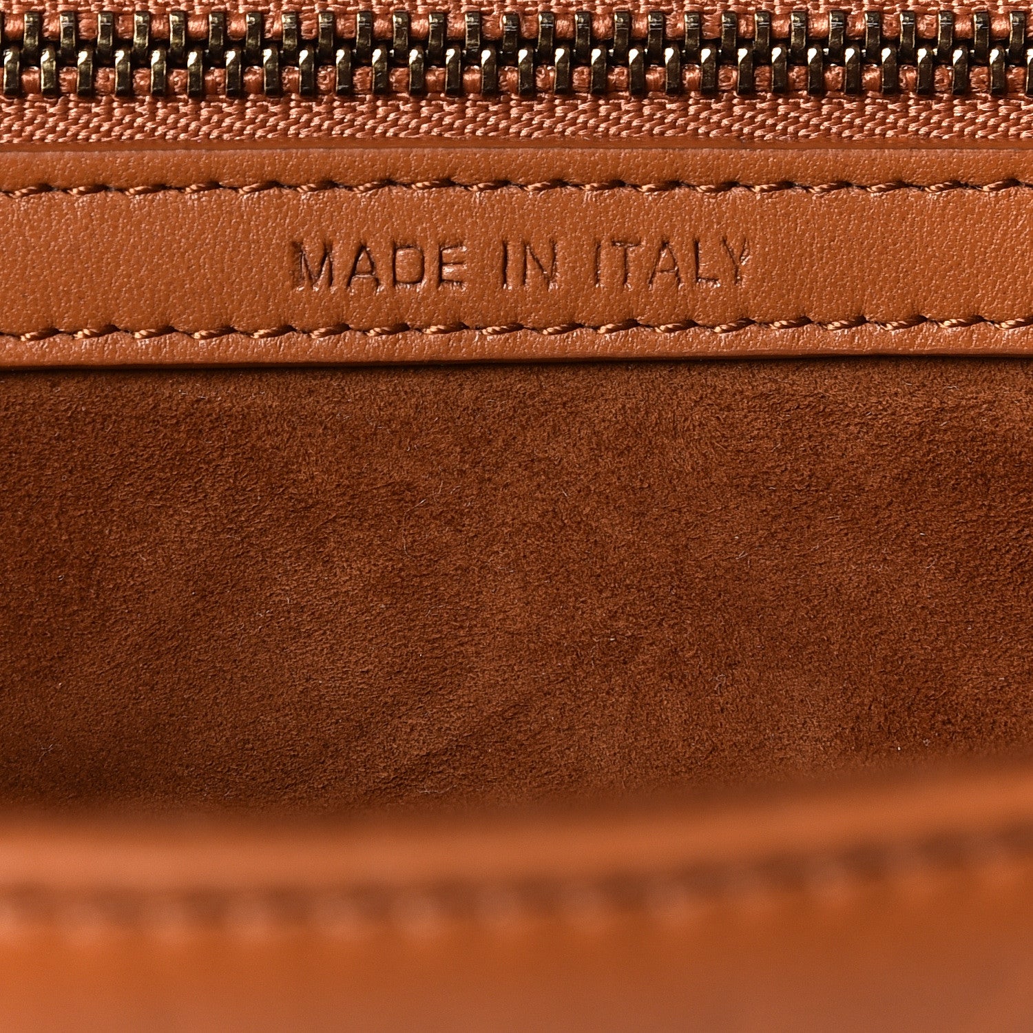 Christian Dior Lambskin Studded Medium Diorama Flap Bag Brown 10 of 13